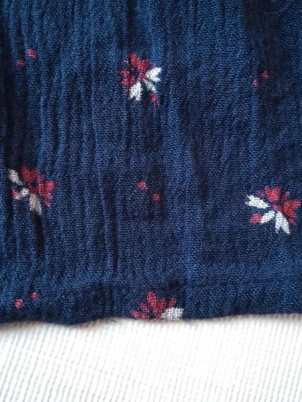Floral Print Embroidered